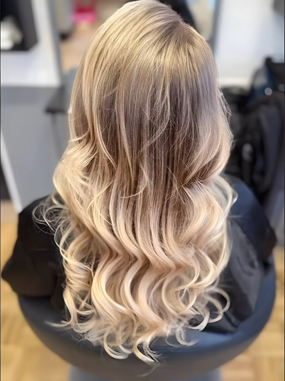 Nachher: Balayage-Ergebnis bei Space Cut Bremen