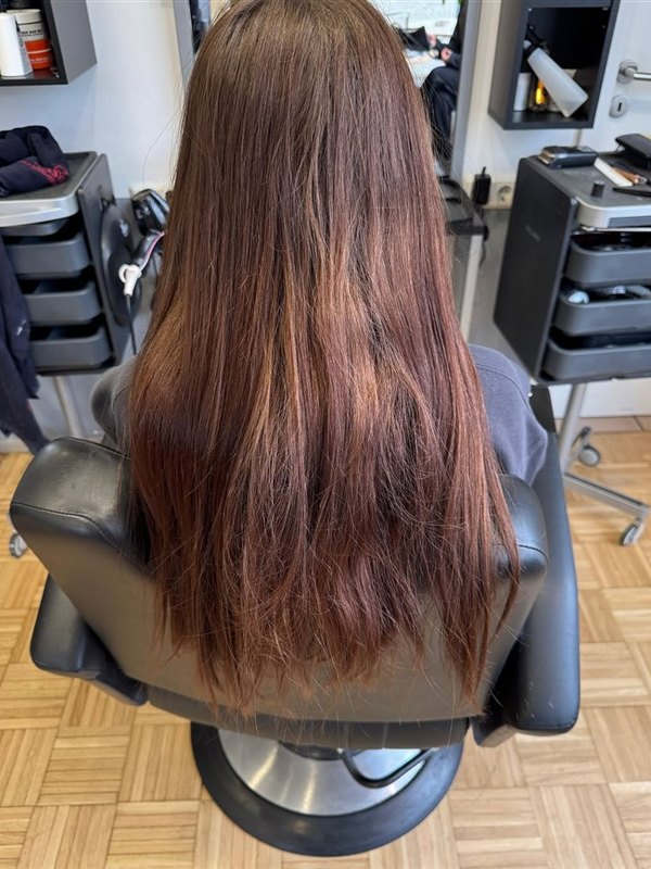 Vorher: vor der Coloration